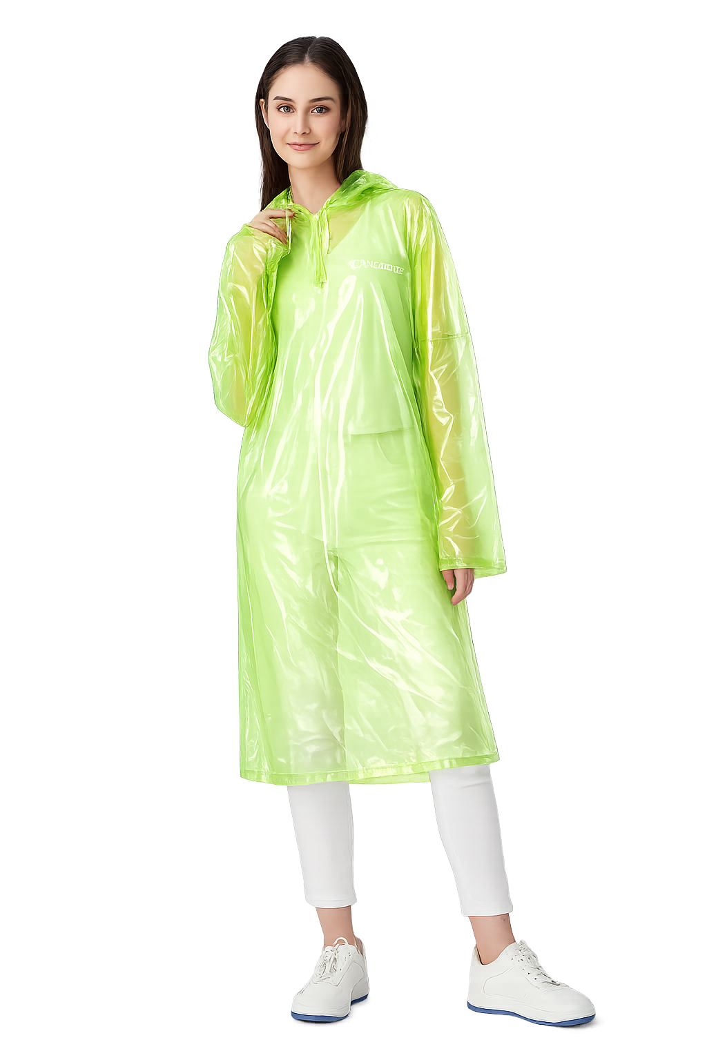 Reusable PVC Unisex Rain Poncho AZ30 – Yellow & Green Combo Offer | Buy 1 Get 1 Free Waterproof Hooded Raincoat