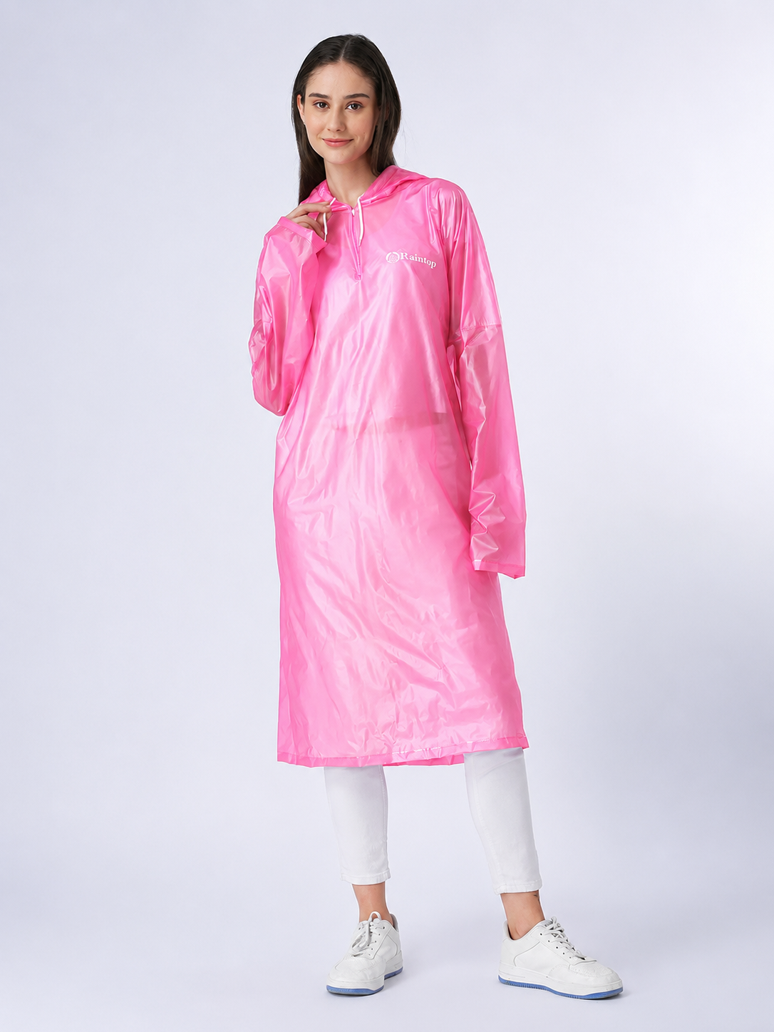 Reusable PVC Unisex Blue Rain Poncho AZ30 – Combo Offer (Buy 1 Get 1 Free) | Waterproof Hooded Raincoat